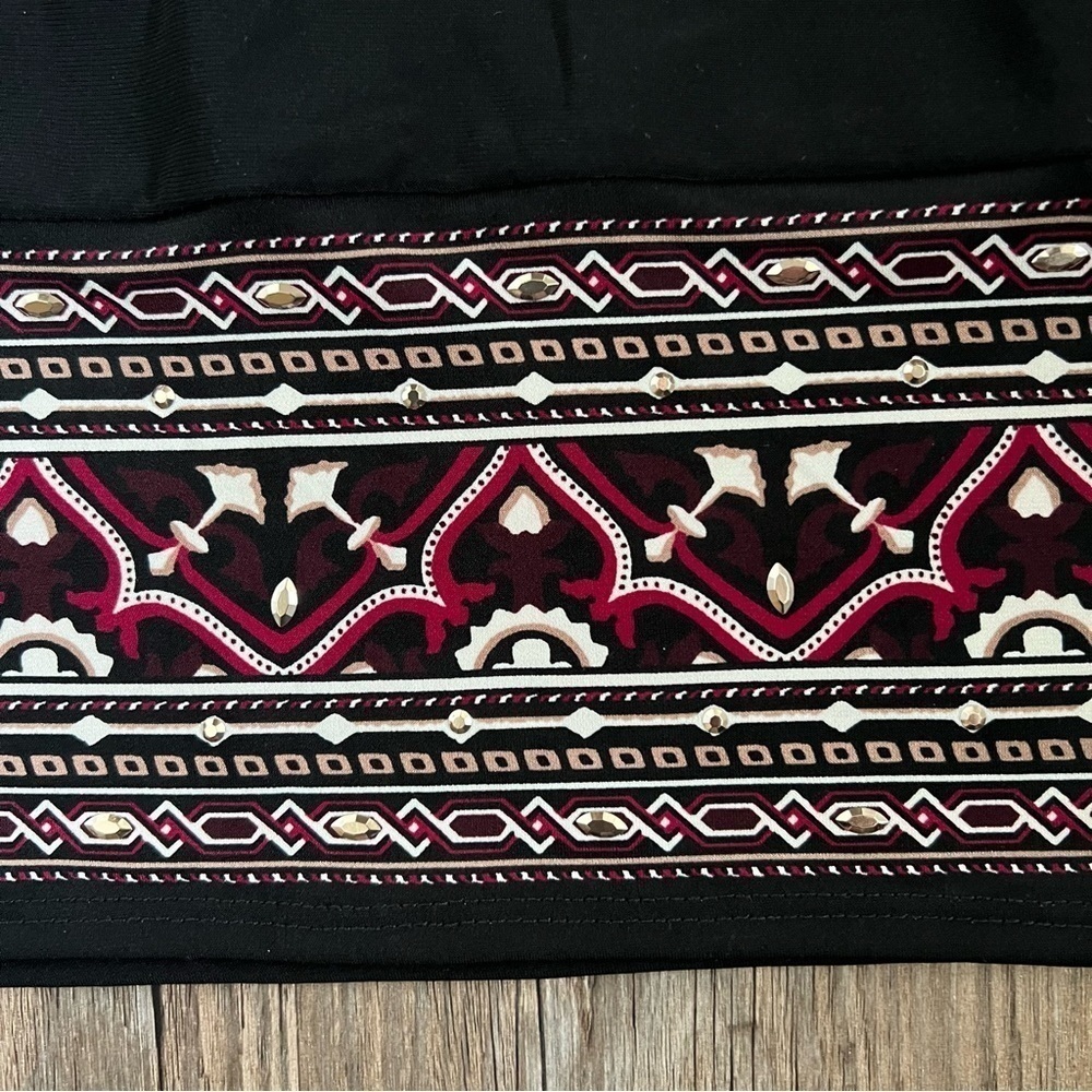 WHBM Slit Sleeve Embroidered Blouson Dress - Picture 6 of 8